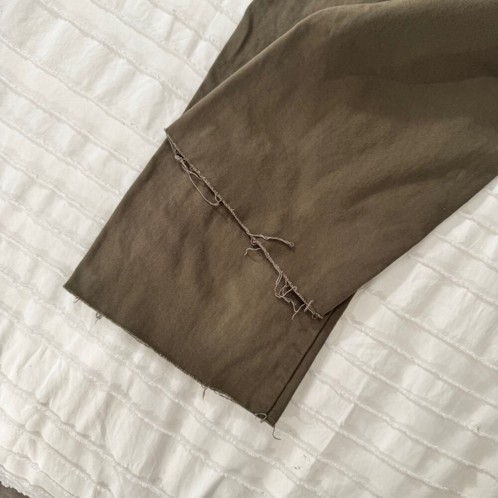 Joe’s Jeans Blake High Rise Crop Pants Olive Green Women’s 25 Utility Gorpcore - Picture 13 of 16